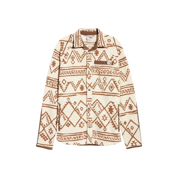 The North Face Printed Gordon Lyons Shacket Geo Print Men's Size Large H14146 - Picture 14 of 16